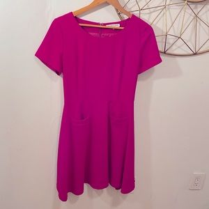 Electric purple skater dress